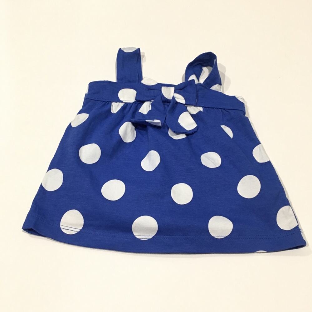 Girls Polka Dot Tank Sz 6 m